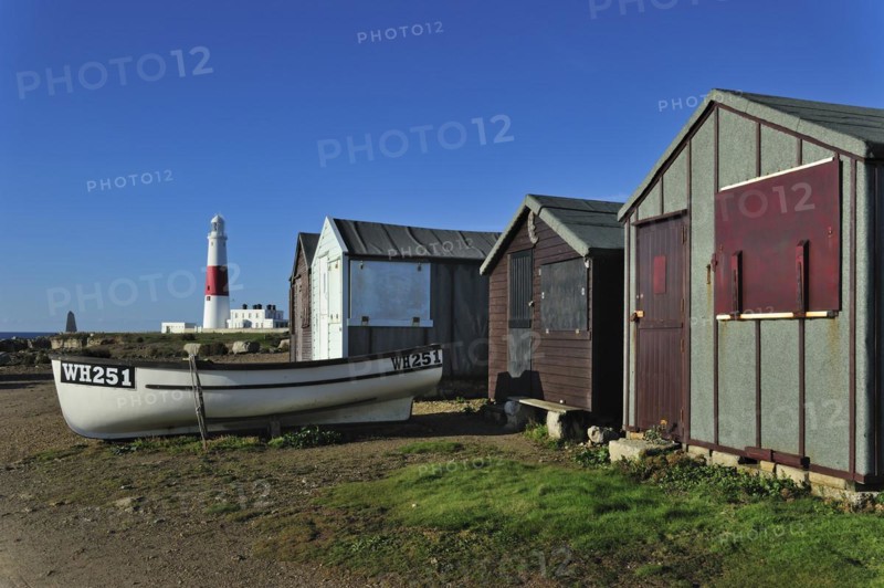 Portland Bill Lighthouse on the Isle of Portland along the Jurassic Coast