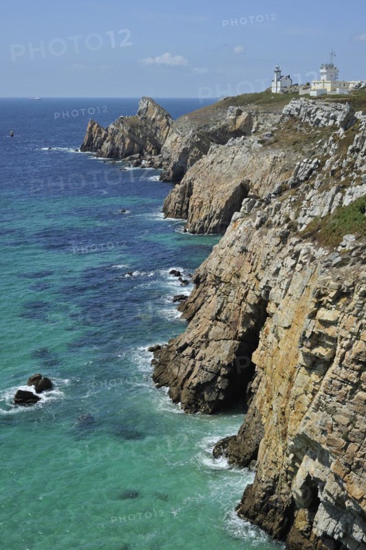 Lighthouse and semaphore at the Pointe du Toulinguet