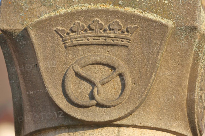 Historical bakery guild coat of arms