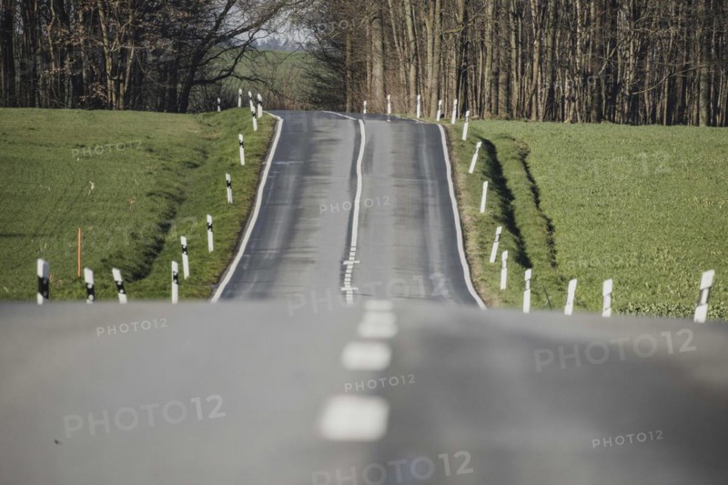 Empty country road