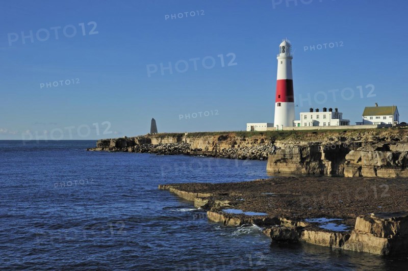 Portland Bill Lighthouse on the Isle of Portland along the Jurassic Coast