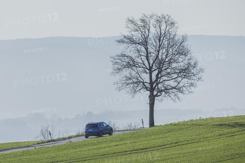 A car on a country road