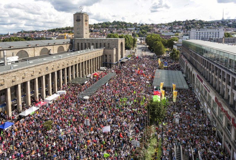 Large demonstration against TTIP and CETA
