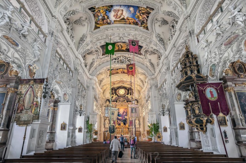 Benediktbeuern Monastery at Corpus Christi