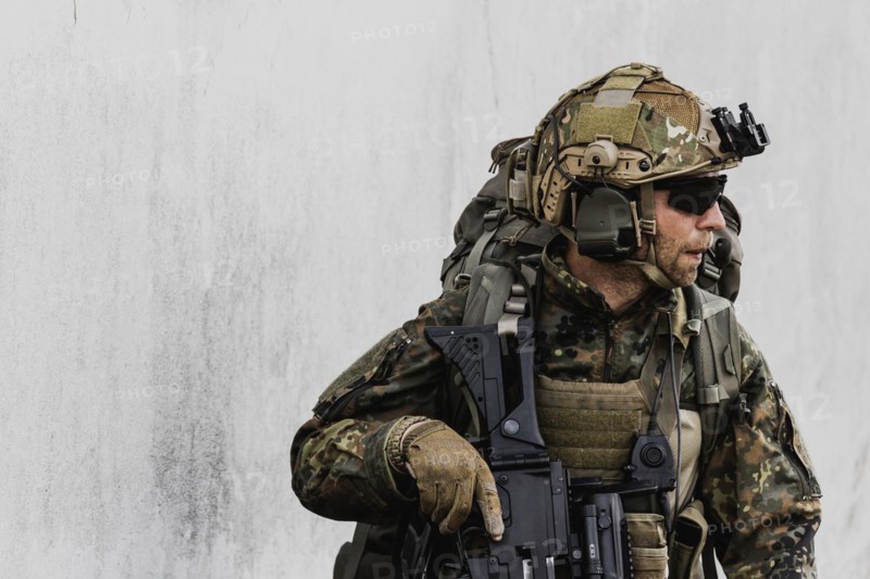 A soldier of the Bundeswehr