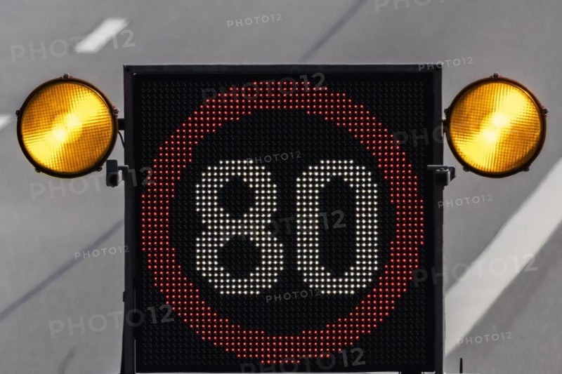 Speed limit of 80 kmh