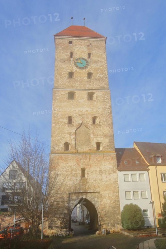 Historic goose tower or goose gate from the Middle Ages