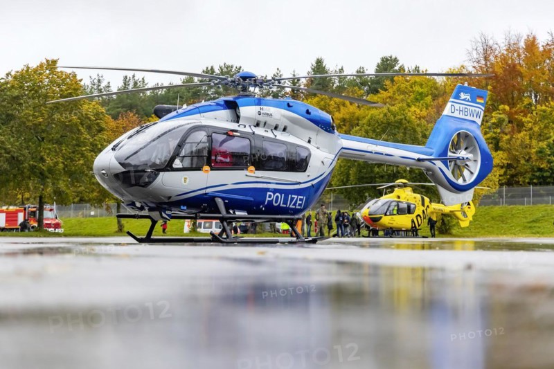 Helicopter of the Baden-Wuerttemberg Police