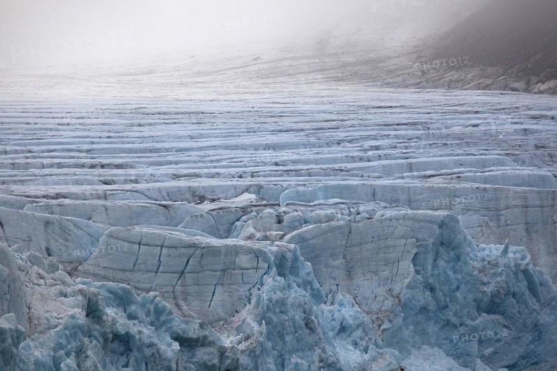 Glacier in the Magdalenefjord on Svalbard
