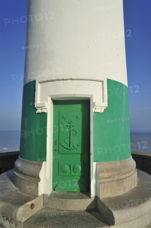 Lighthouse in the Le Treport harbour