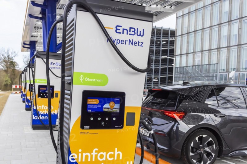Fast charging park in the EnBW City