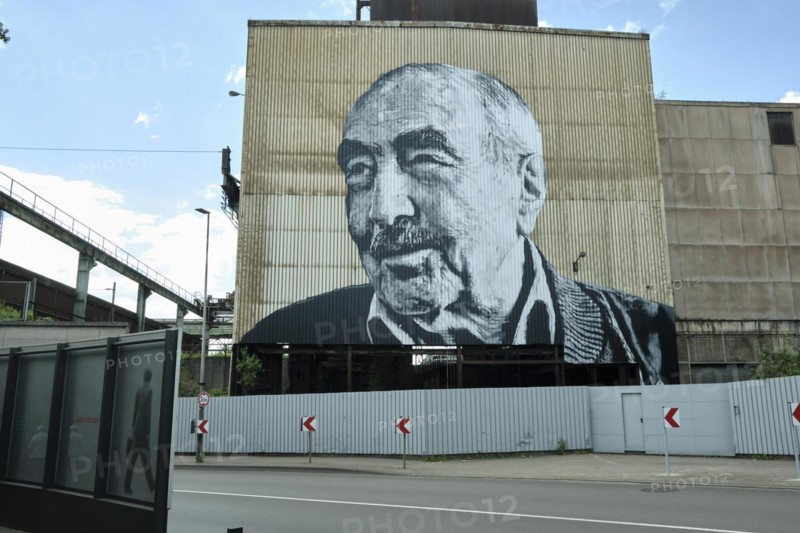Wall art at the Voelklingen Ironworks