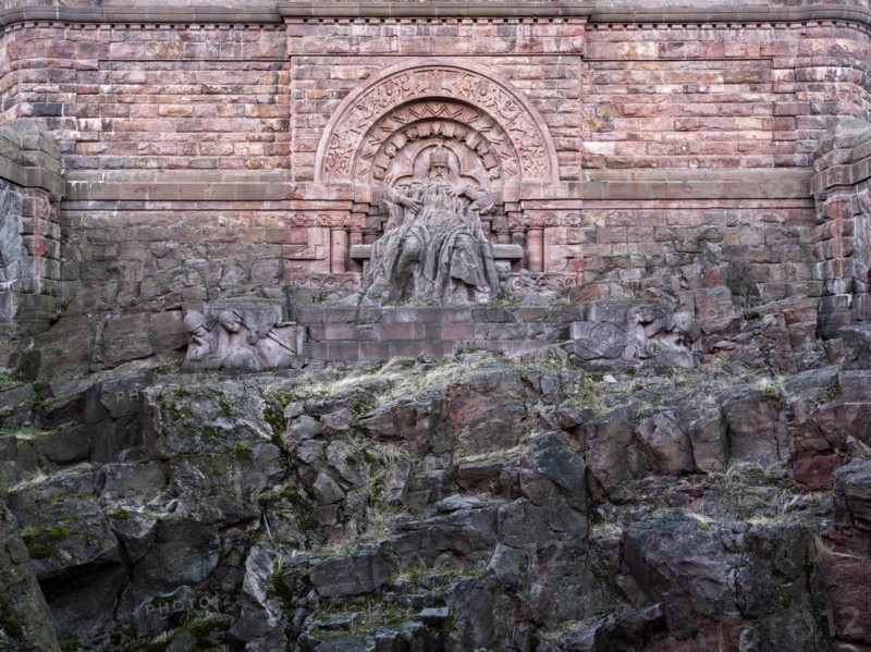 Sandstone sculpture of Frederick I Barbarossa