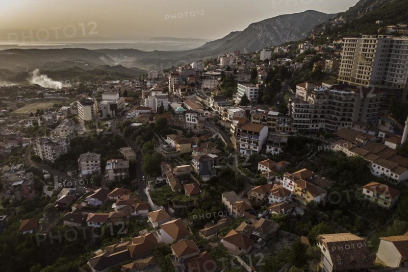 View of the town in Kruja