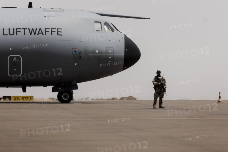 Air Force Airbus A400M pictured in Gao