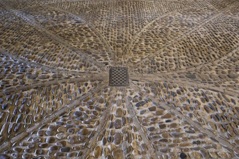Mosaic as street paving