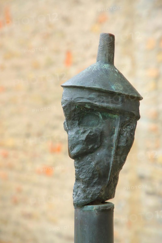 Sculpture Head of a Jew by Wolf Spitzer 1984