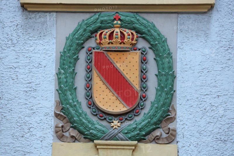 Baden coat of arms on the district court
