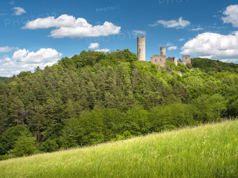 Brandenburg Castle Ruin in the Werra Valley