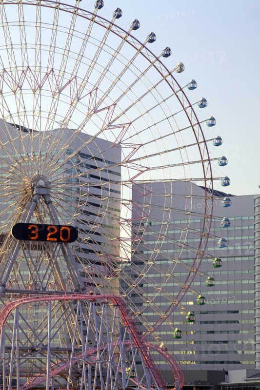Ferris Wheel Cosmo Clock 21 of Cosmo World in Minato Mirai 21 Yokohama city Kanagawa Japan