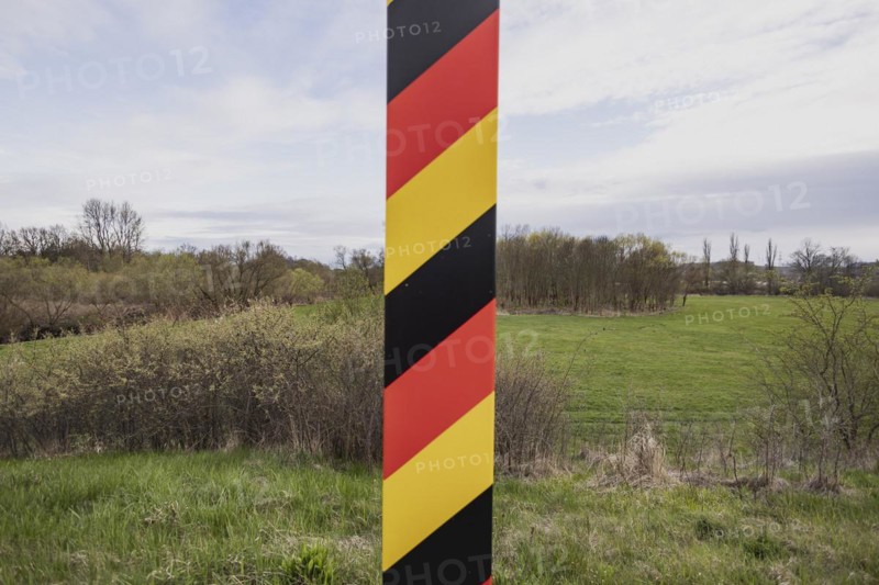 Border stone towards the Federal Republic of Germany