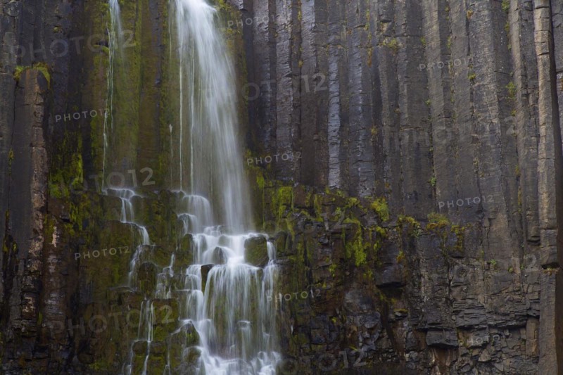 Basalt columns and Stuolafoss