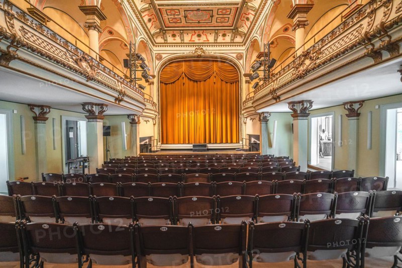 Interior view of the historic spa theatre
