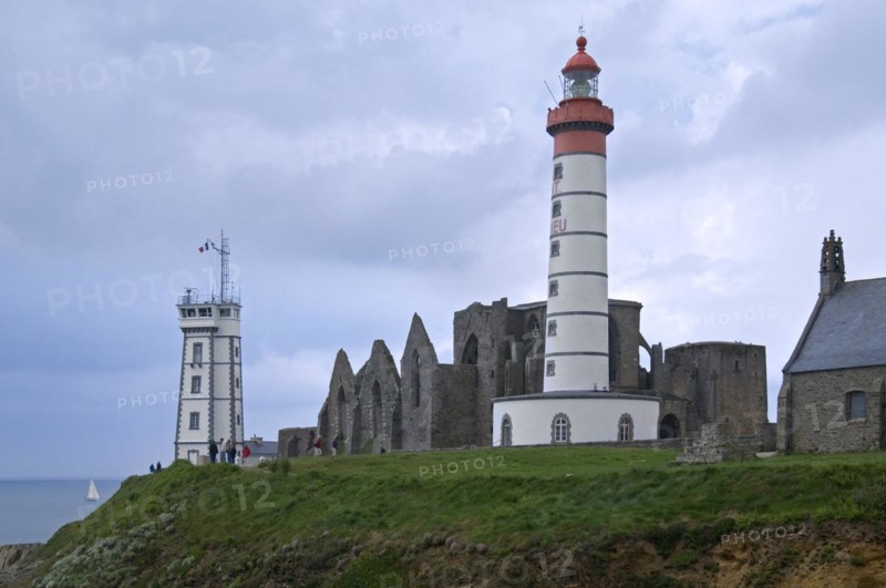 The Pointe Saint-Mathieu with its lighthouse and abbey ruins