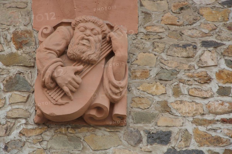 Musician with lute