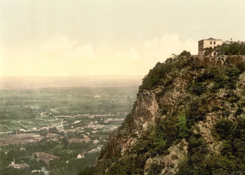 Thale and the Hexentanzplatz near Bodetal in the Harz Mountains