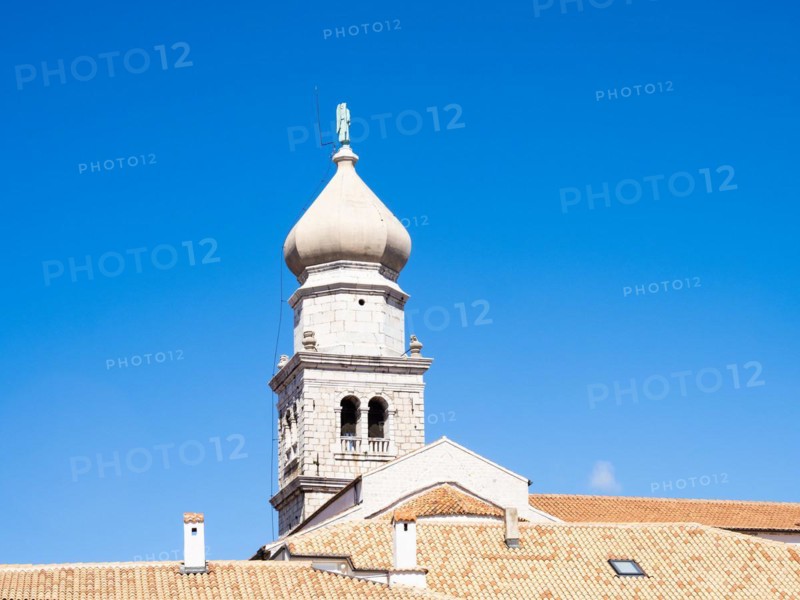Krk Town Cathedral Bell Tower