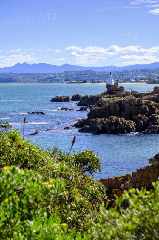 Lagoon behind Outeniqua Mountains. Knysna