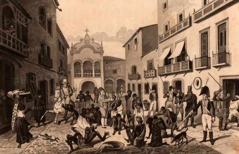 Slave market in Pernambuco