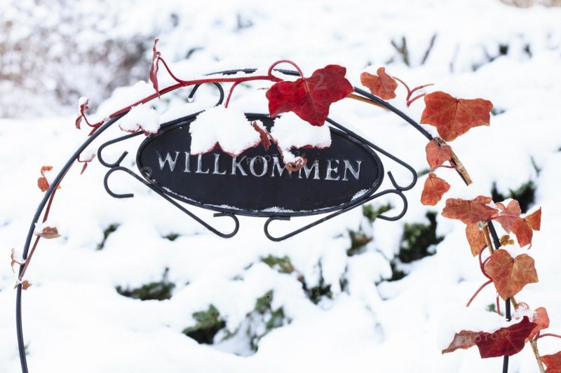 Welcome sign