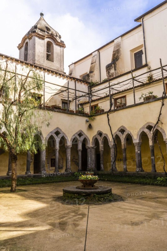 Saint Francis cloister terrace in Sorrento