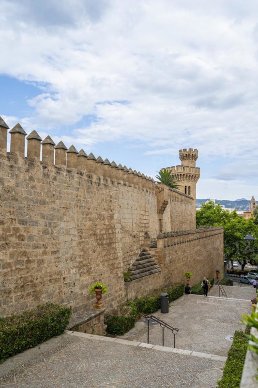 Fortress wall with tower