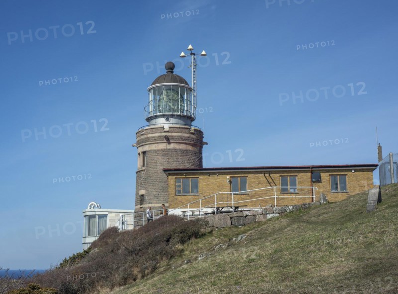 The Kullen Lighthouse by the mouth of Oeresund at Kullaberg