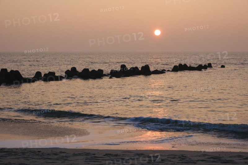 Sunset over the North Sea