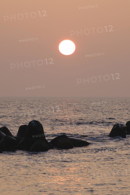 Sunset over the North Sea