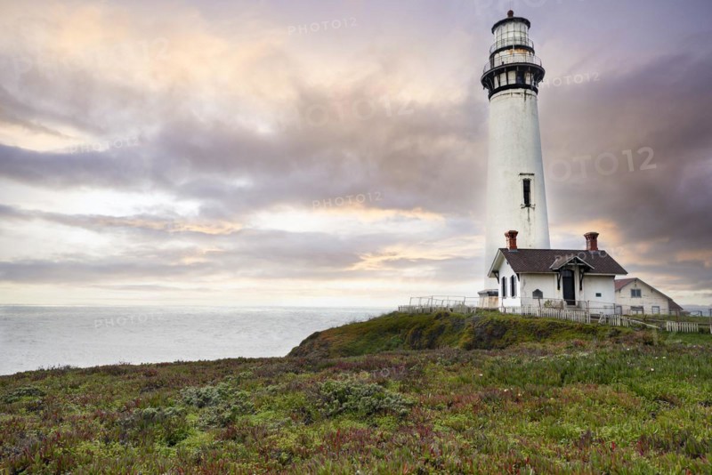 Pigeon Point Lighthouse is a lighthouse built in 1871 to guide ships on the Pacific coast of California. It is located on the coastal highway 1 near Pescadero