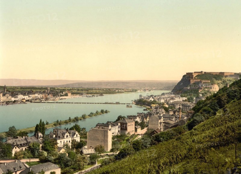 Koblenz and Ehrenbreitstein on the Rhine