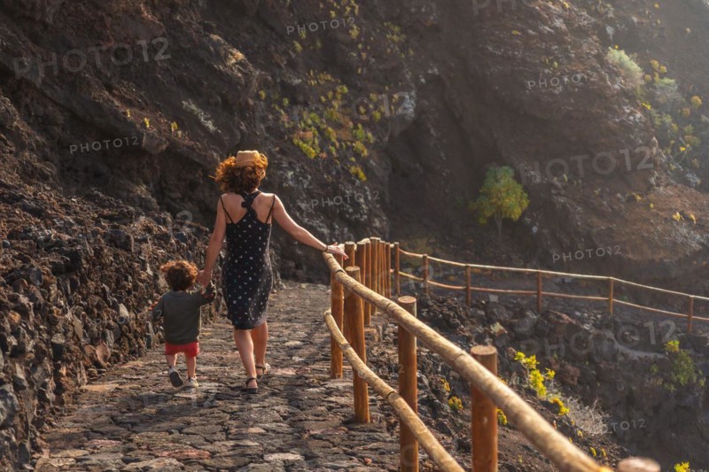 Sunset on El Hierro Island. Canary Islands