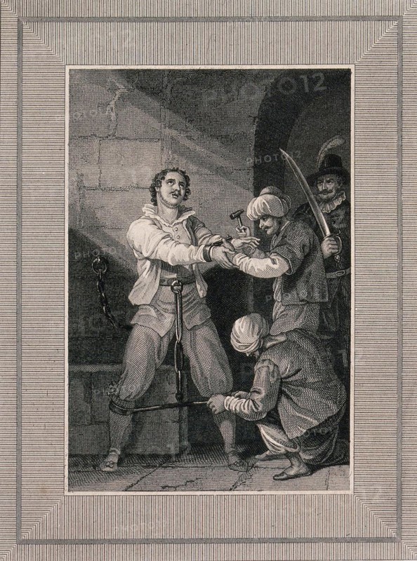 The torture of William Lithgow in the dungeons of the Inquisition in Malaga in 1620