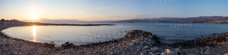 Evening atmosphere at sunset