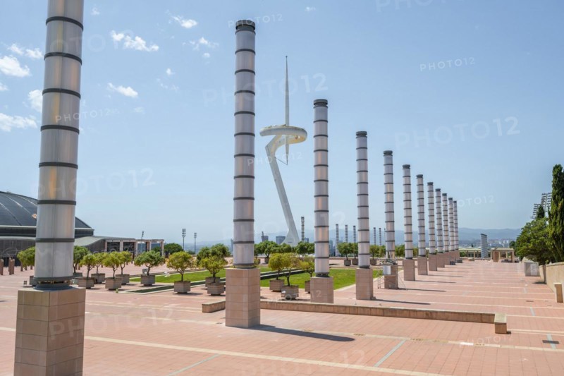 Torre de Comunicacions de Montjuic on the Olympic site
