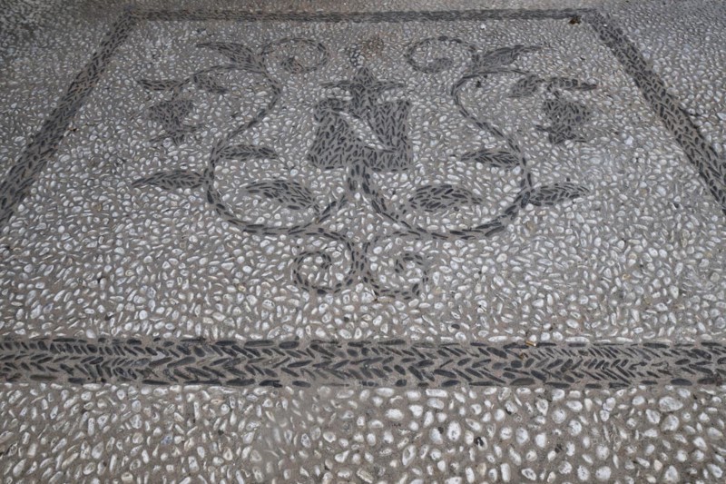 Mosaic as street paving