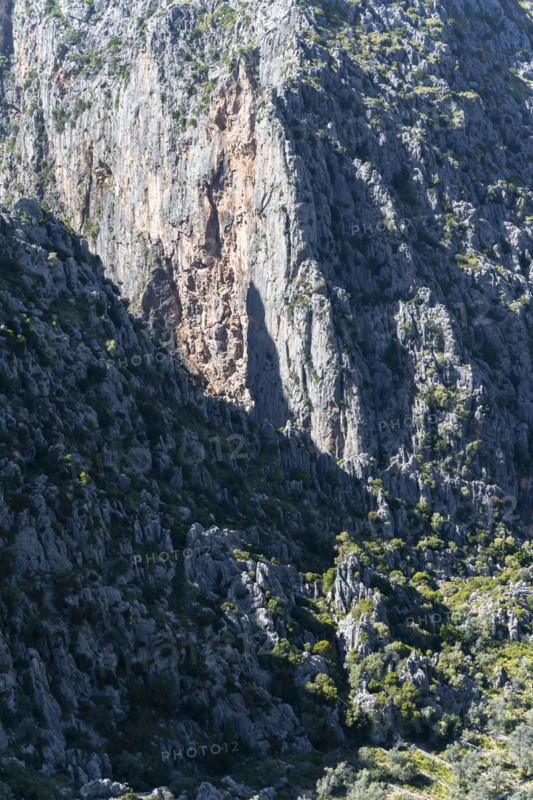 Steep cliffs