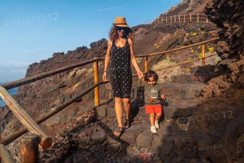 Sunset on El Hierro Island. Canary Islands