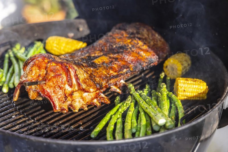 Barbecue in the garden
