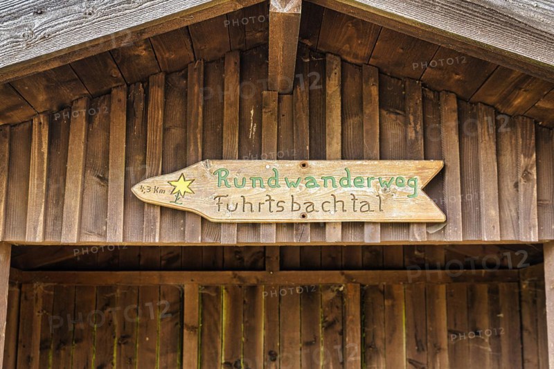 Wooden sign